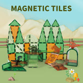 OEM Creativity Imagination Magnet Tiles Colorful Magnetic 3D Building Blocks Toy Sets for Kids Plastic Material